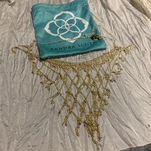 Kendra scott tiered gold necklace